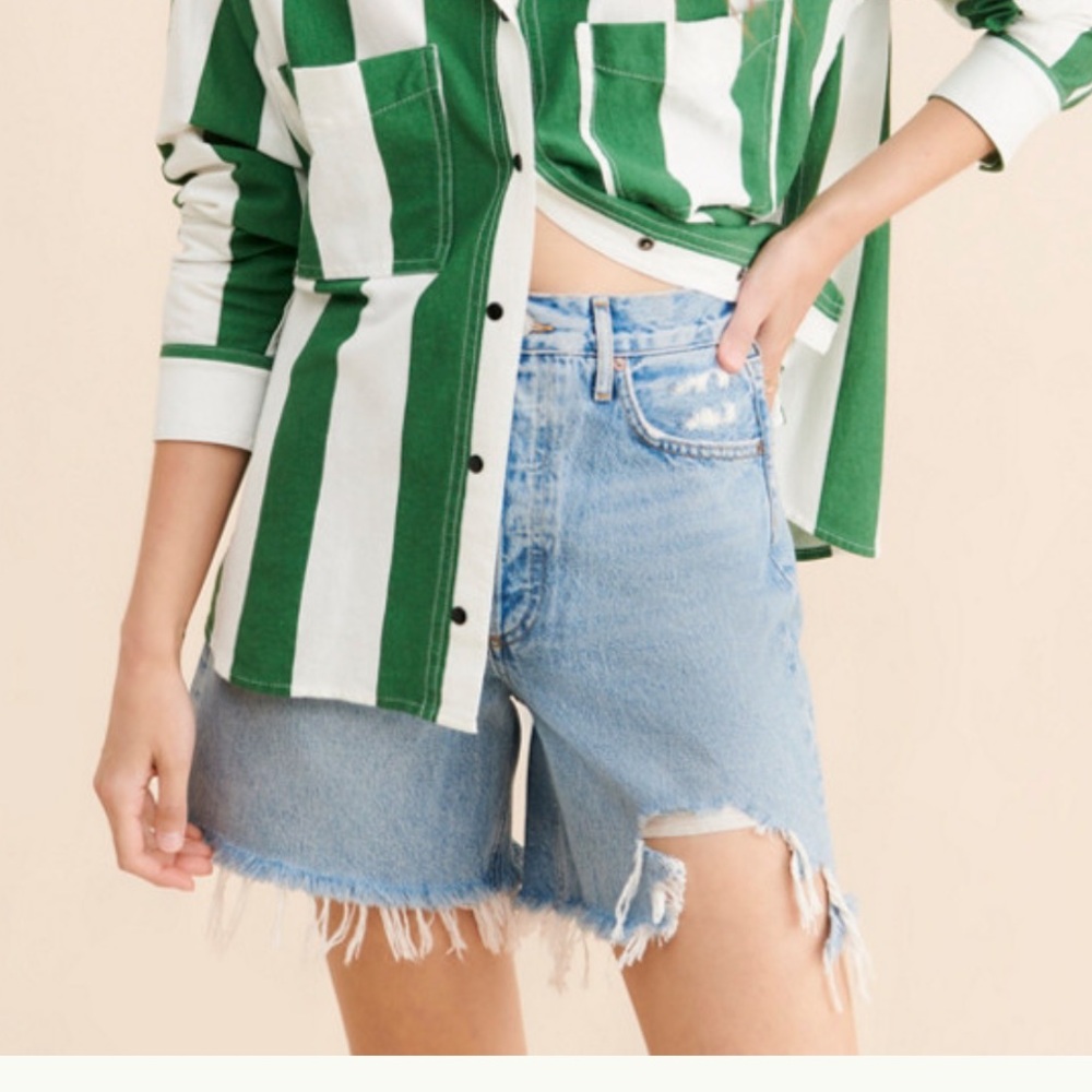 Agolde Stella Distressed Short - Size 29 - Picture 2 of 5